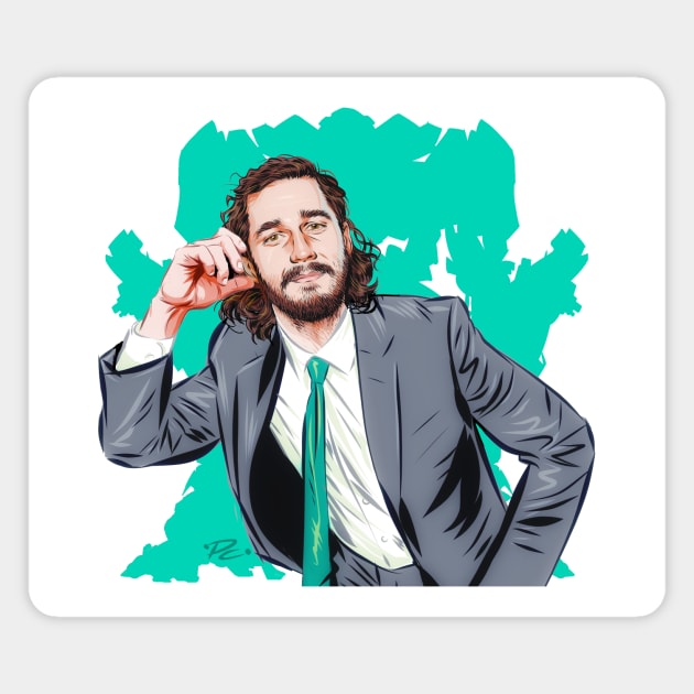 Shia LaBoeuf - An illustration by Paul Cemmick Magnet by PLAYDIGITAL2020